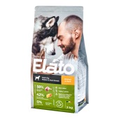 ELATO HOLISTIC для взрослых собак средних и крупных пород (КУРИЦА, УТКА), 2 кг
