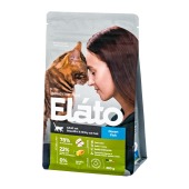 ELATO HOLISTIC для кошек для красивой и блестящей шерсти (РЫБА), 300 г